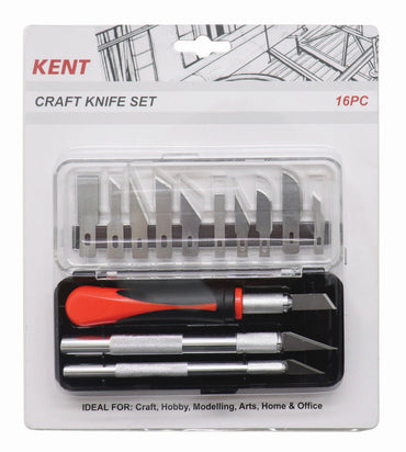 Kent Craft Knives Set of 16 Pieces