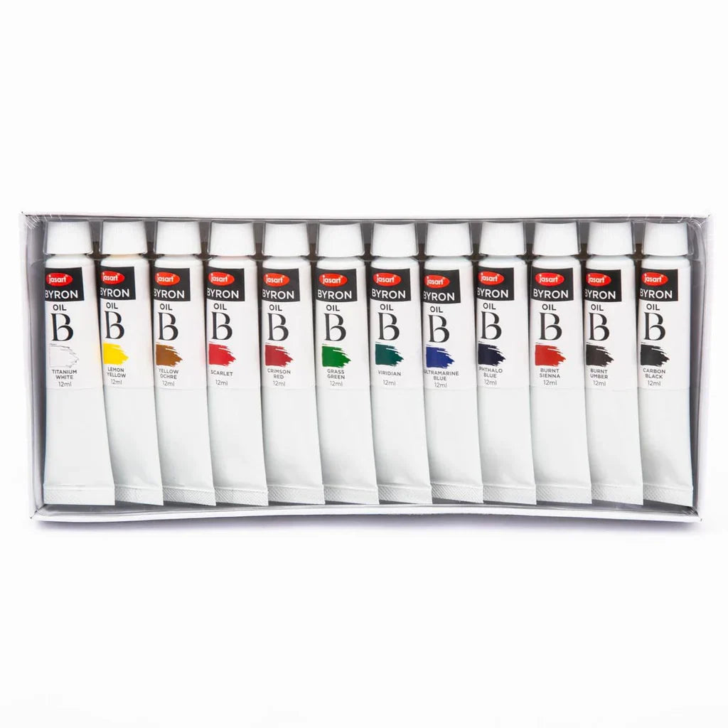 Jasart Byron 12ml Oil Paints Set Of 12