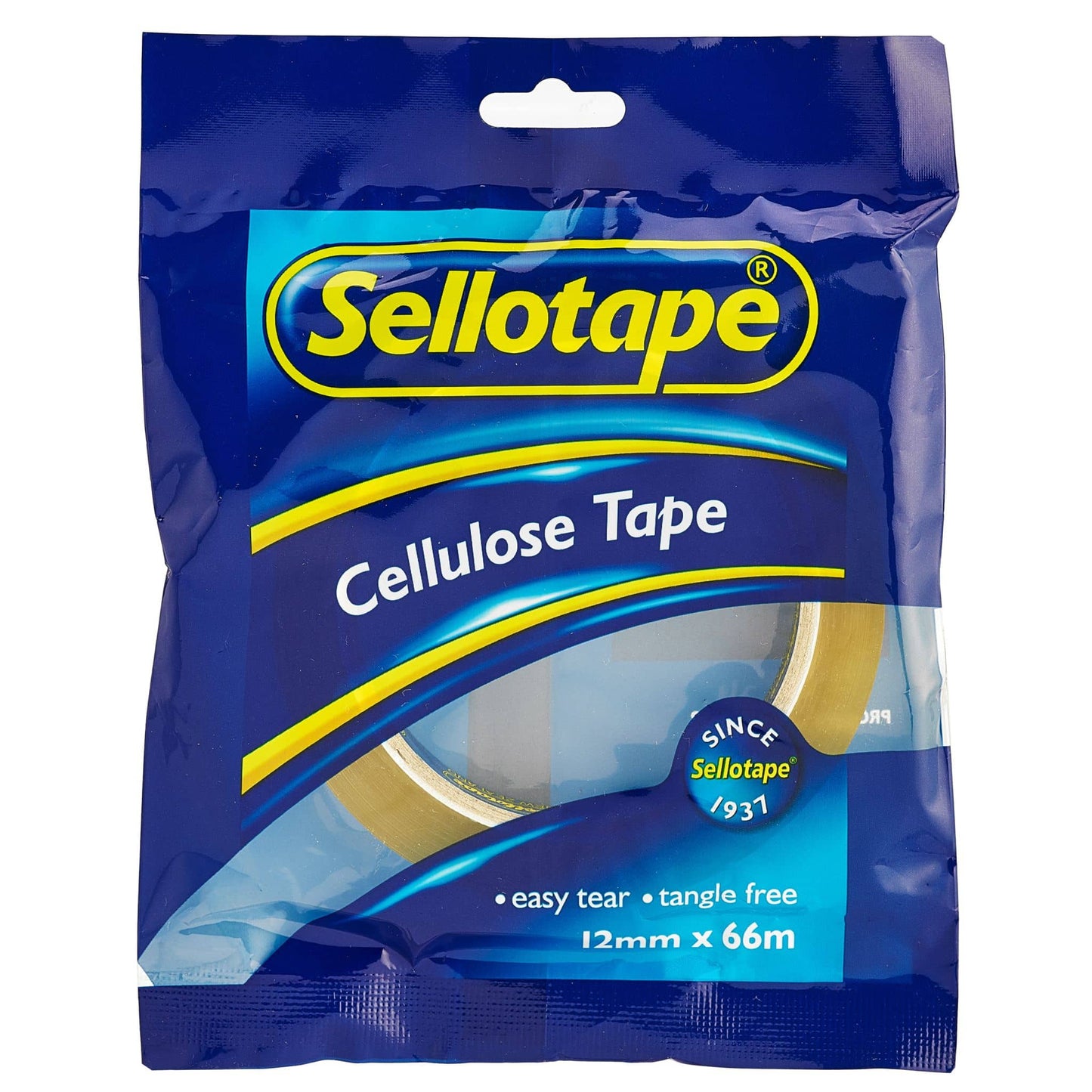 Sellotape 1105 Cellulose Clear Tape Size 66m
