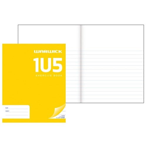 Warwick Exercise Book 1u5 12mm 1/3 Unruled 2/3 Ruled 32 Leaf 255 X 205m