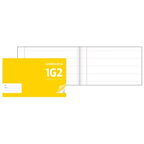 Warwick Exercise Book 1g2 24 Leaf Ruled 25mm 125x202mm