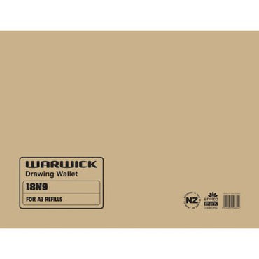 Warwick Drawing Wallet 18n9 Size A3