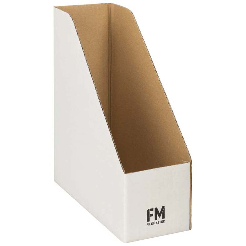 FM Magazine File No.3 White Size 100x280x250mm Cardboard