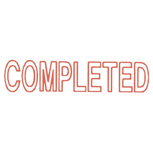 Dixon "completed" Stamp 009 - Red Pre Inked