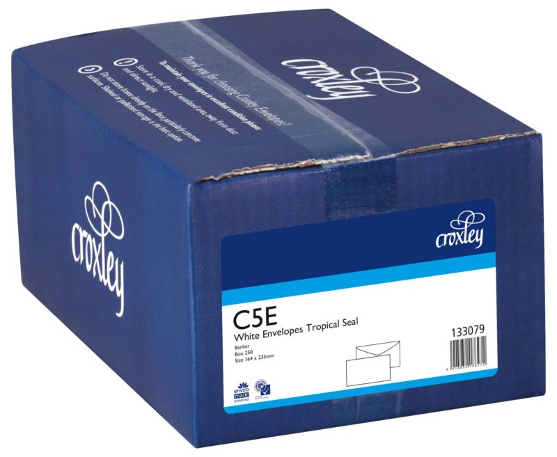 Croxley Envelope C5e Tropical Seal Banker Box 250