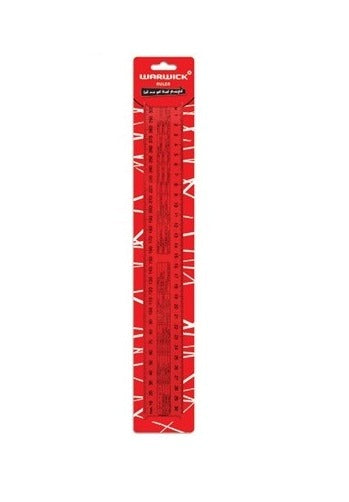 Warwick Ruler Clear Size 30cm