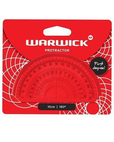 Warwick Protractor 10cm 180 Degrees