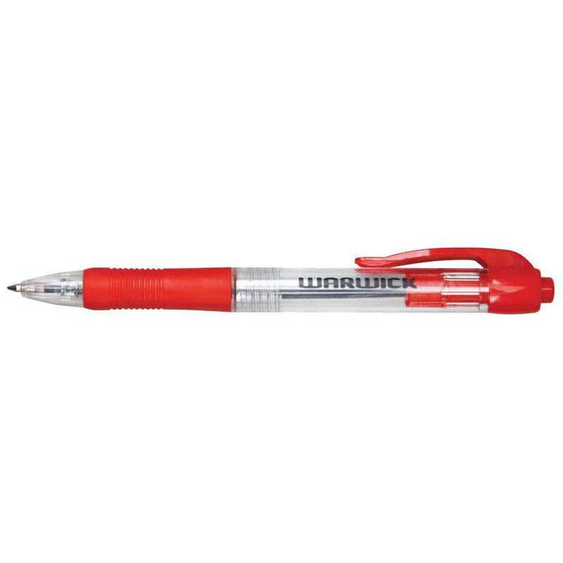 Warwick Pen Ballpoint Retractable Medium Box 12 Comfort Grip