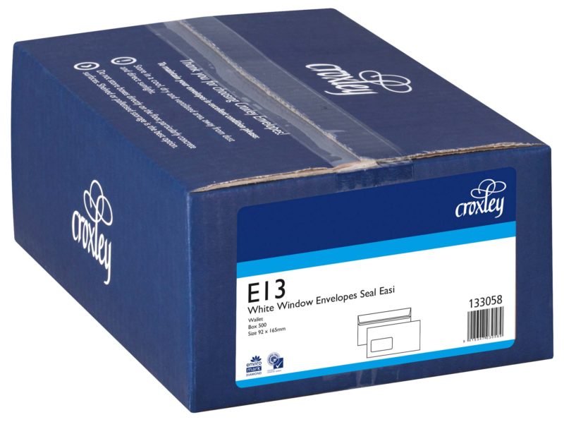 Croxley Envelope E13 Window Seal Easi Box 500