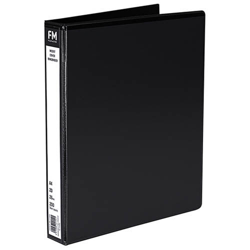 FM Binder Overlay A4 2 Rings 26mm Spine Insert Cover Folder