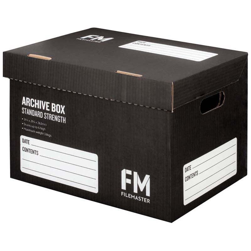 FM Box Archive Standard Strength Size 384mm X 284mm X 262mm (Inside Measure)