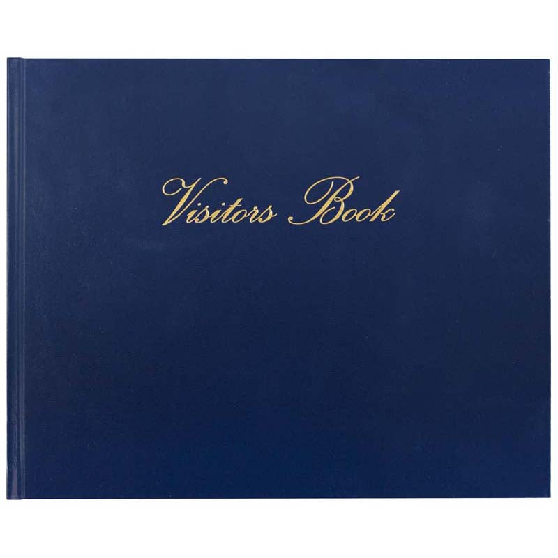 Collins Visitors Book Vb625 Navy 232x188mm 64 Leaf