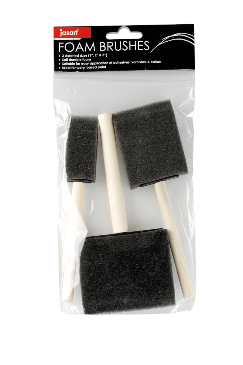 Jasart Foam Brushes Set Of 3