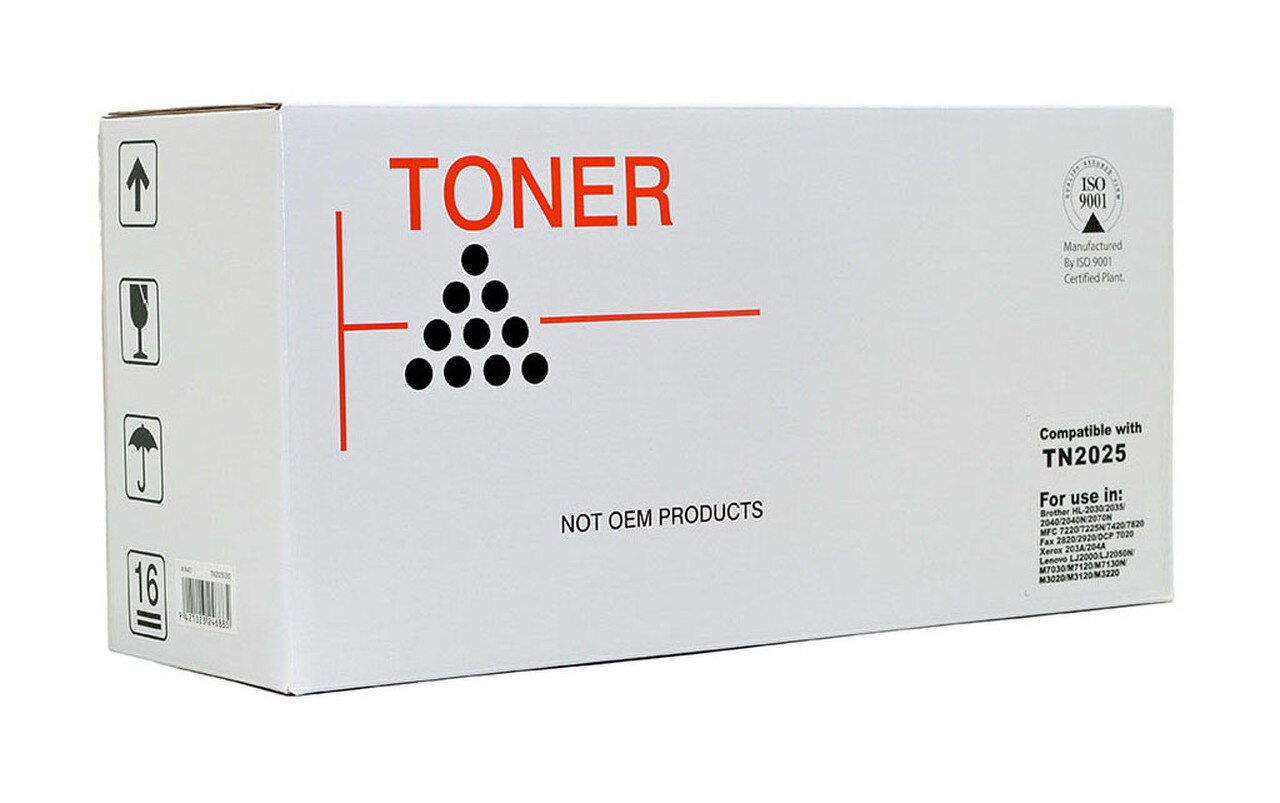 Icon Compatible Brother Tn350/2000/2025/2050 Black Toner Cartridge