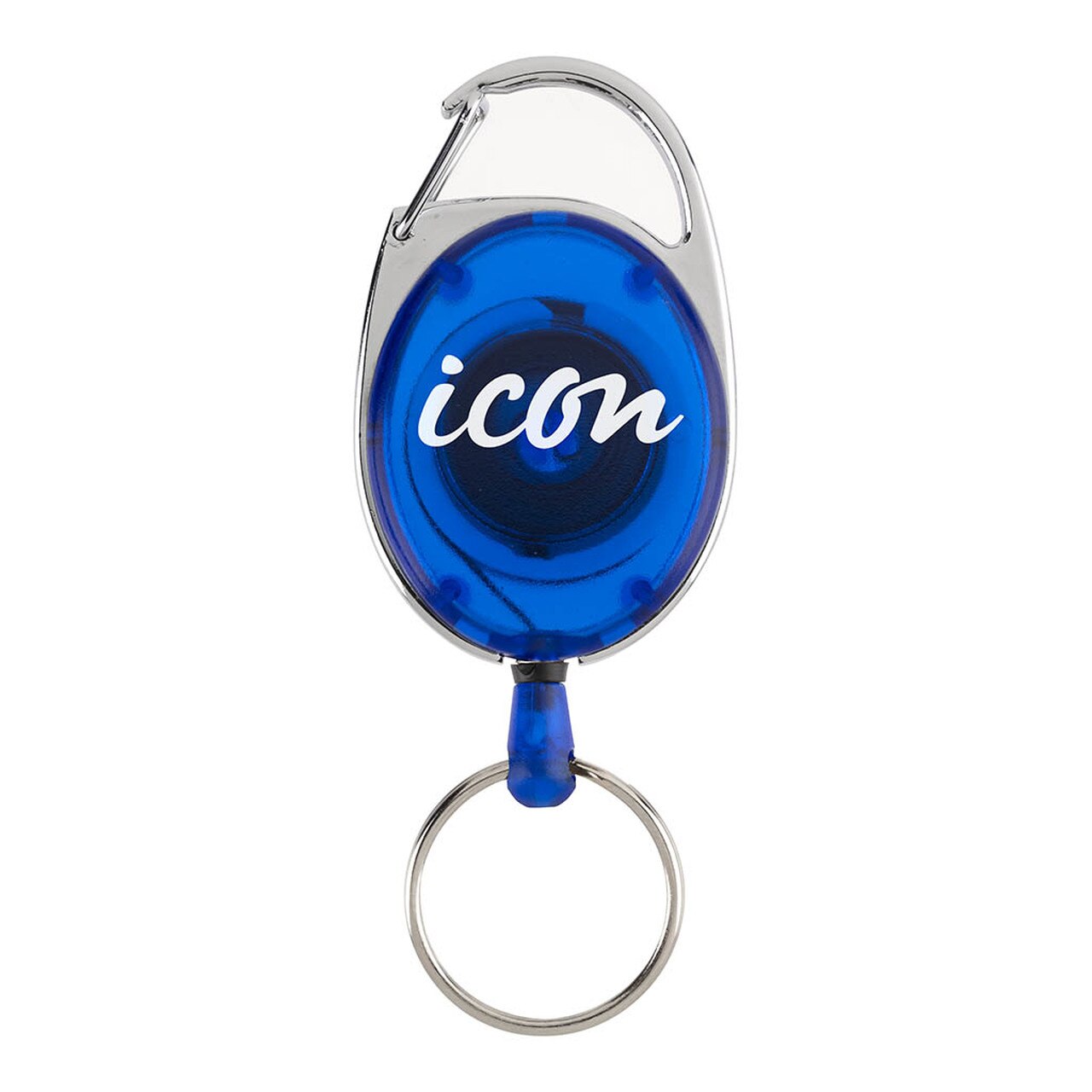 Icon Retractable Snap Lock Key And Id Card Holder - Bag Of 50