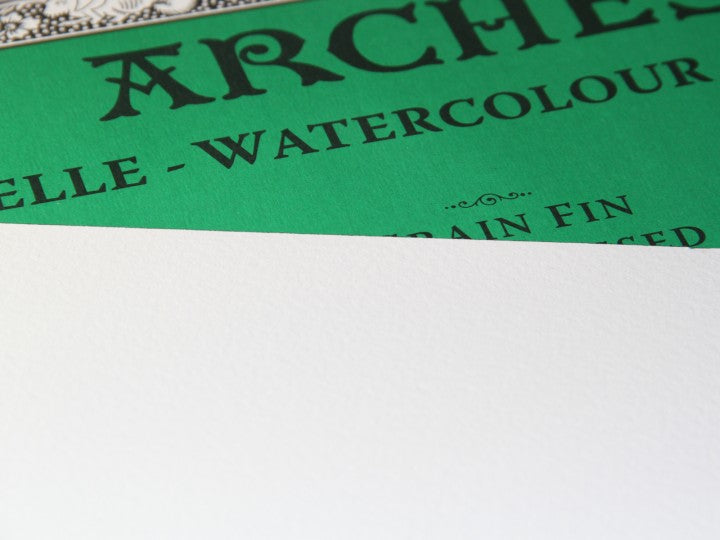 Arches Watercolour Natural White 50.8x40.6cm 300g Cold Pressed Paper Pack of 10 Sheets