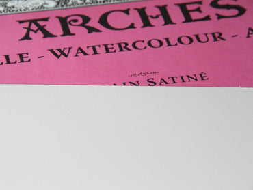 Arches Watercolour Bright White 56x76cm 300gsm Paper Pack of 10 Sheets