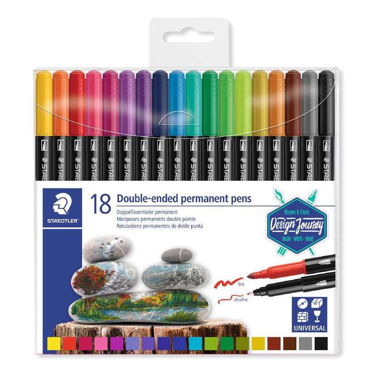 staedtler design journey double-ended pen double-ended pen set 18