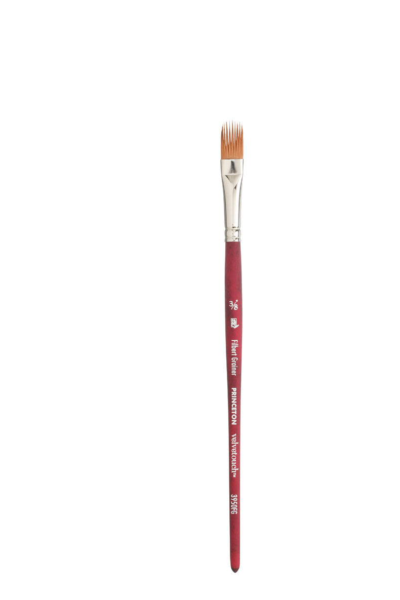 Princeton Velvetouch Synthetic Filbert Grainer Brush 3/8 Inch