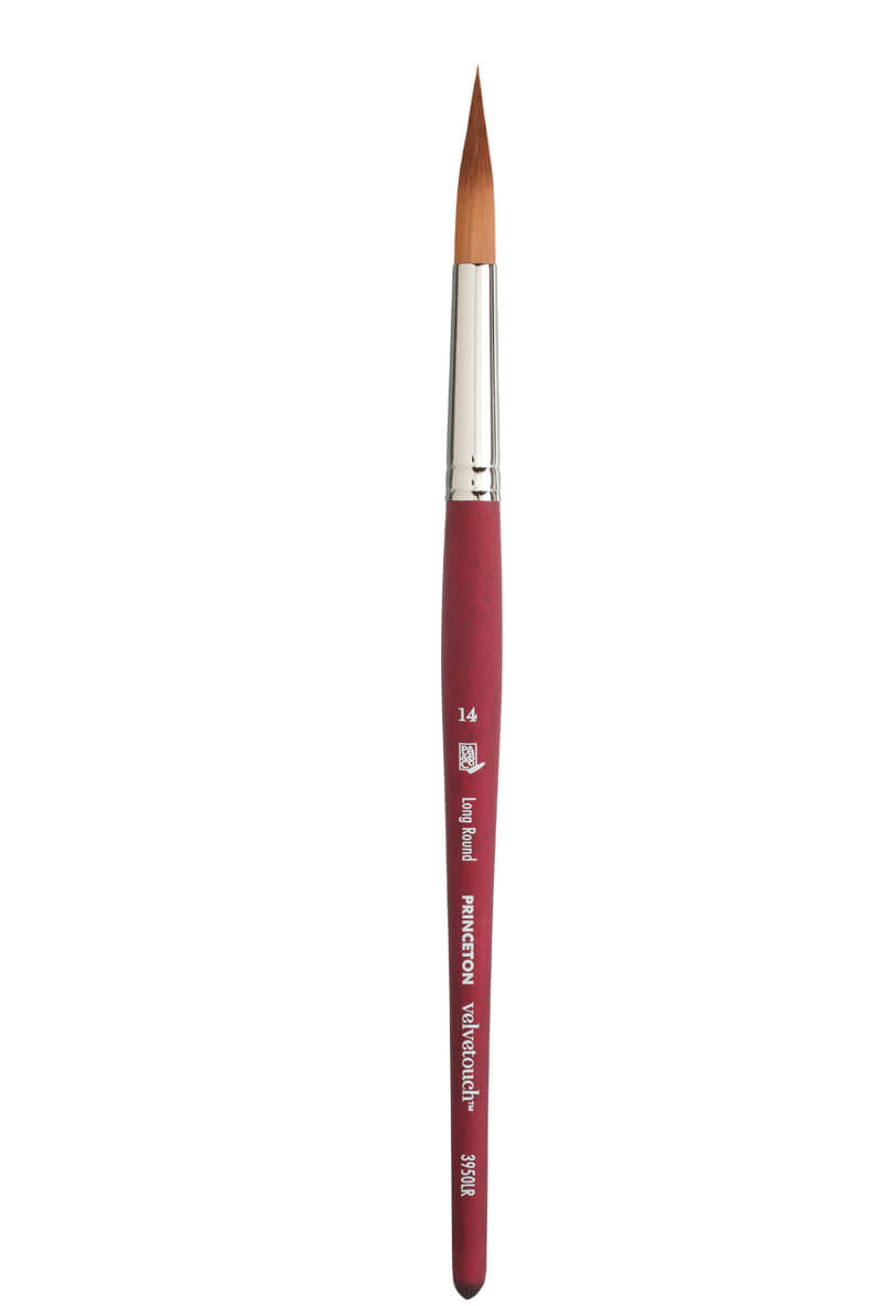 Princeton Velvetouch Synthetic Long Round Brushes