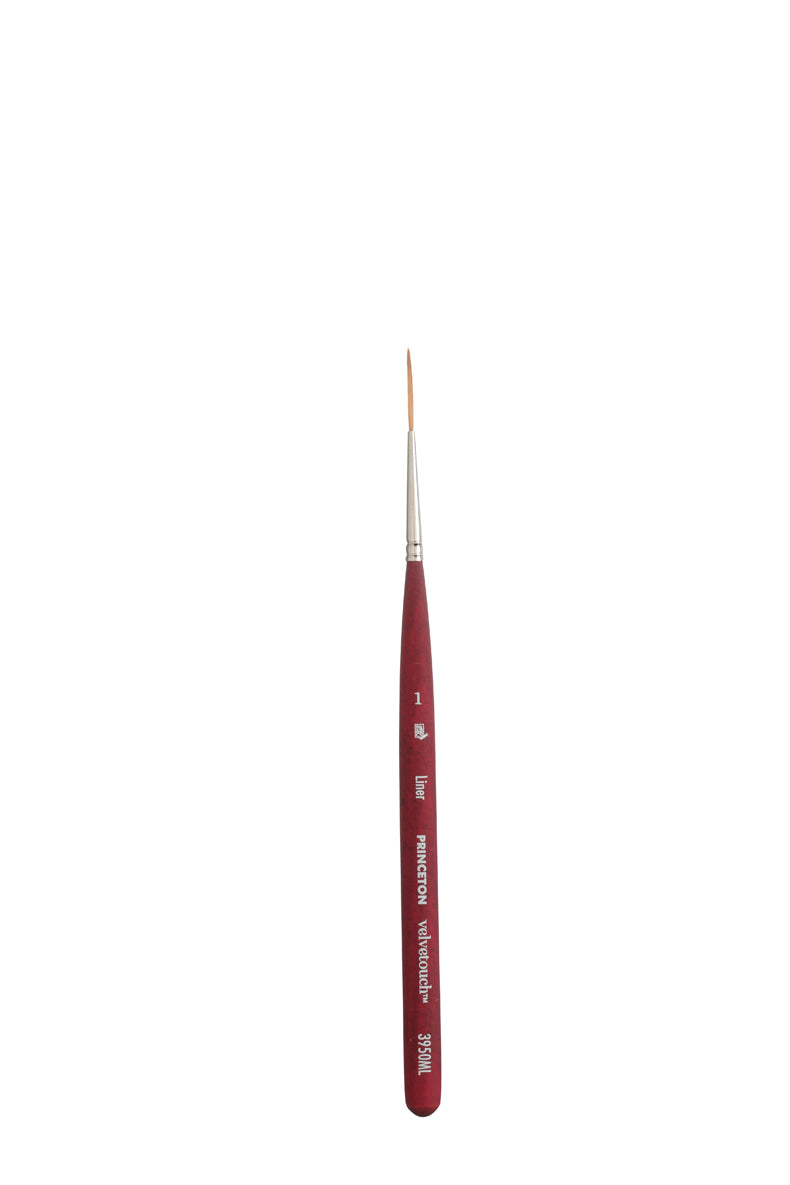 Princeton Velvetouch Synthetic Mini Liner Brushes