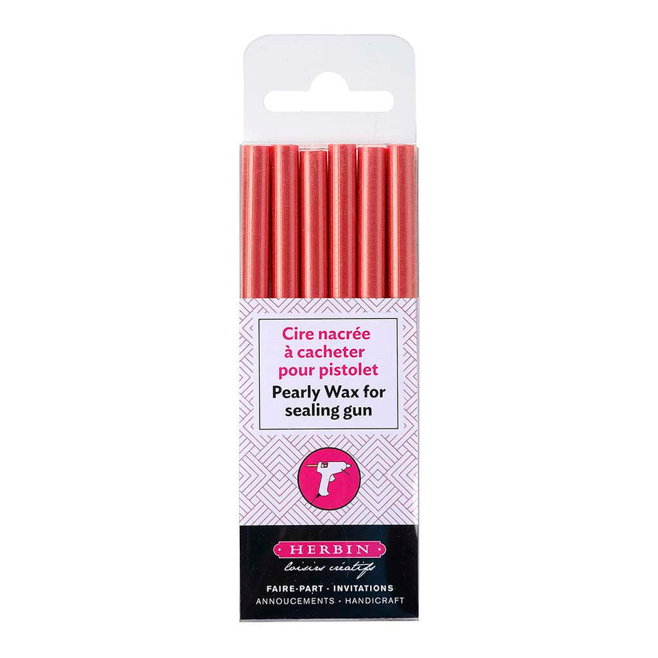 Jacques Herbin Wax Gun Sticks Pearly Pack Of 6