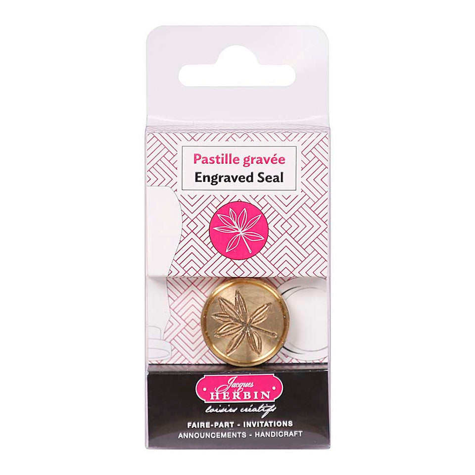 Jacques Herbin Round Laurel Wax Seal