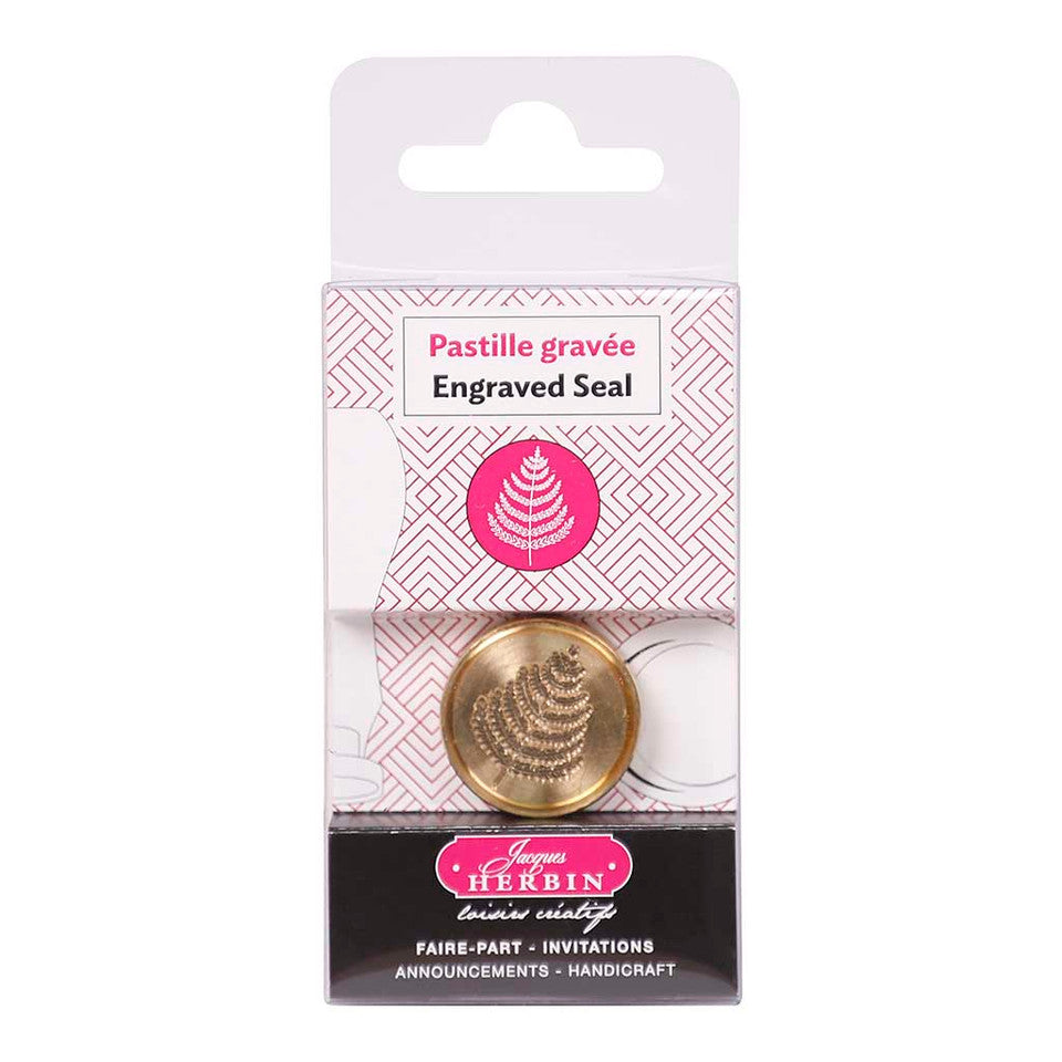 Jacques Herbin Round Fern Wax Seal