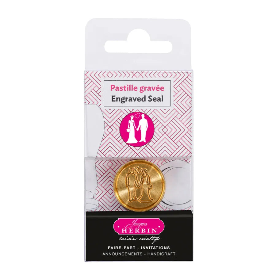 Jacques Herbin Round Wedding Wax Seal