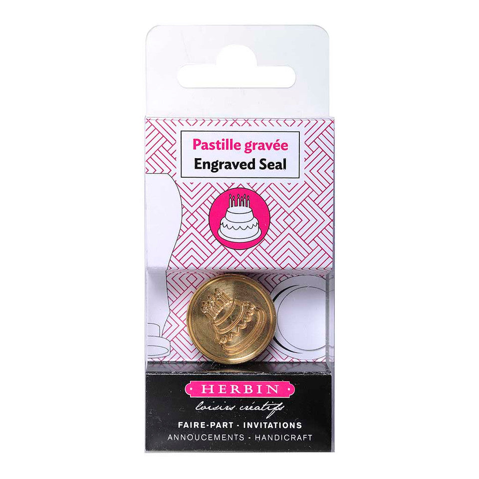 Jacques Herbin Round Birthday Cake Wax Seal