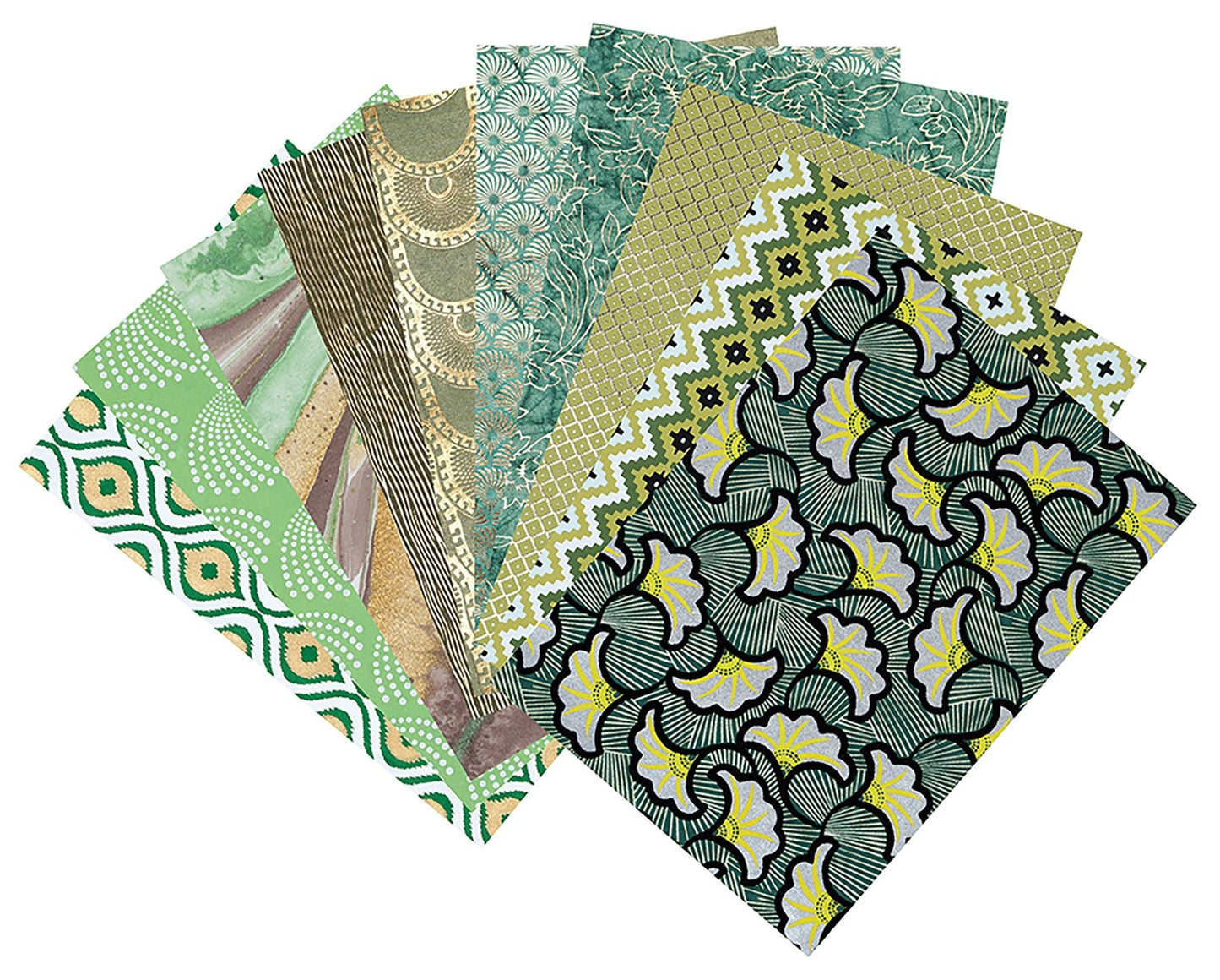 Clairefontaine Greens A4 20 Sheet 120gsm Artisian Paper Pad