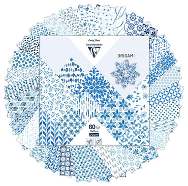 Clairefontaine Shibori 15x15cm 60 Sheet 70gsm Origami Paper