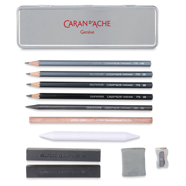 Caran D'ache Graphite Line Multi-Techniques Sketching Set of 11