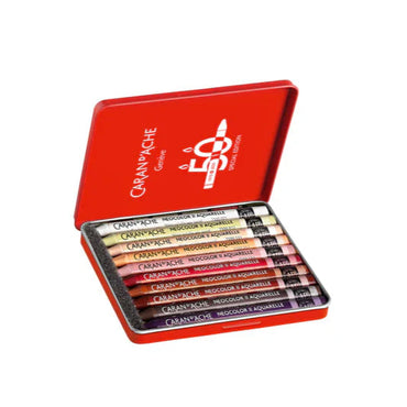 Caran d'Ache Neocolor II Aquarelle Crayons Portrait Assorted Special Edition Set of 10