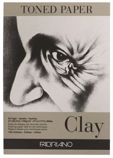 Fabriano Toned 120gsm Clay 50 Sheet Pads