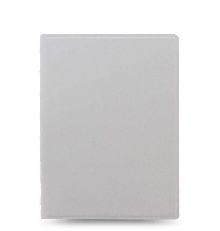 Filofax A5 Saffiano Grey/fluro Yellow Notebook