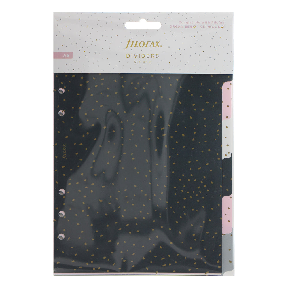 Filofax Confetti A5 Dividers Set