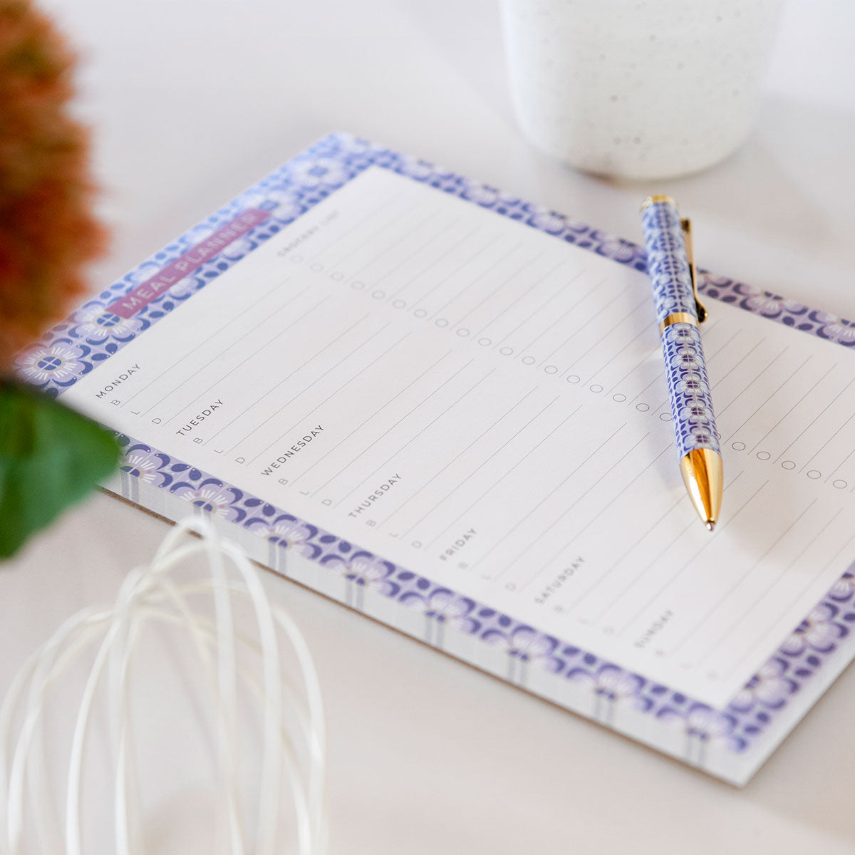 Filofax Mediterranean Meal Planner Notepad
