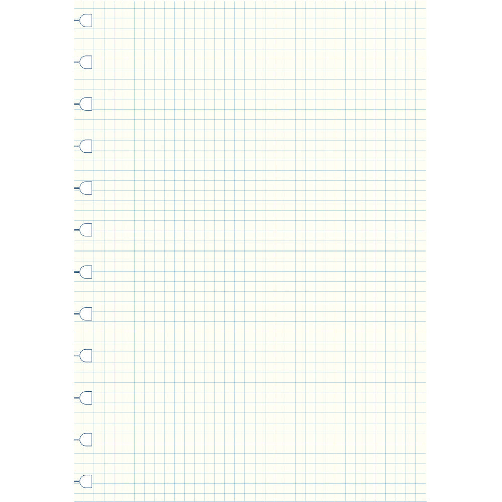Filofax A4 White Notebook Refills