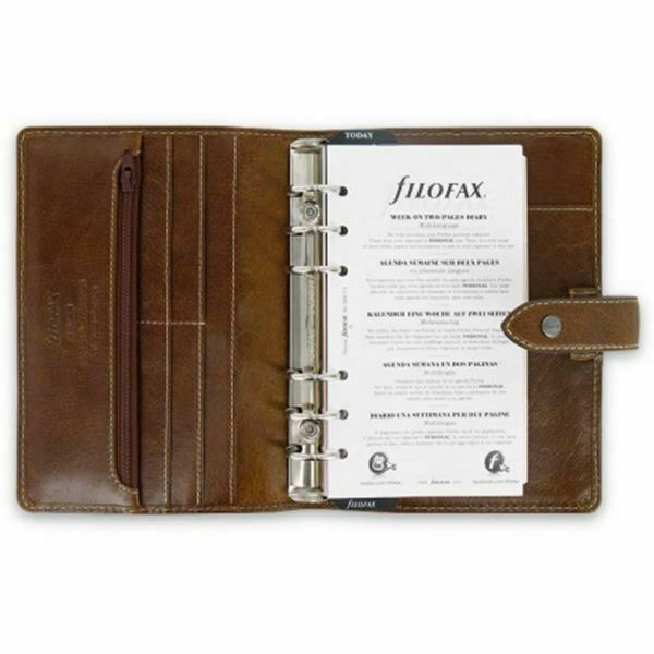 Filofax Malden Personal Ochre Organiser