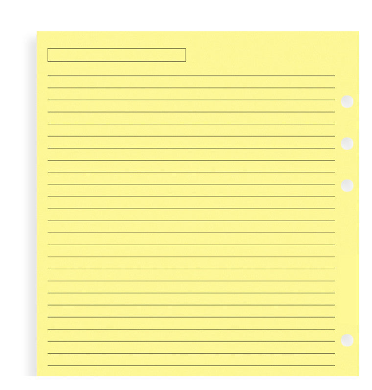 Filofax Lined A5 Notepapers