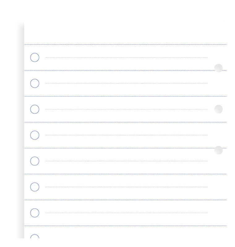 Filofax Personal Clipbook Refills