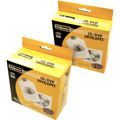 Fellowes CD Envelopes Pack Of 100