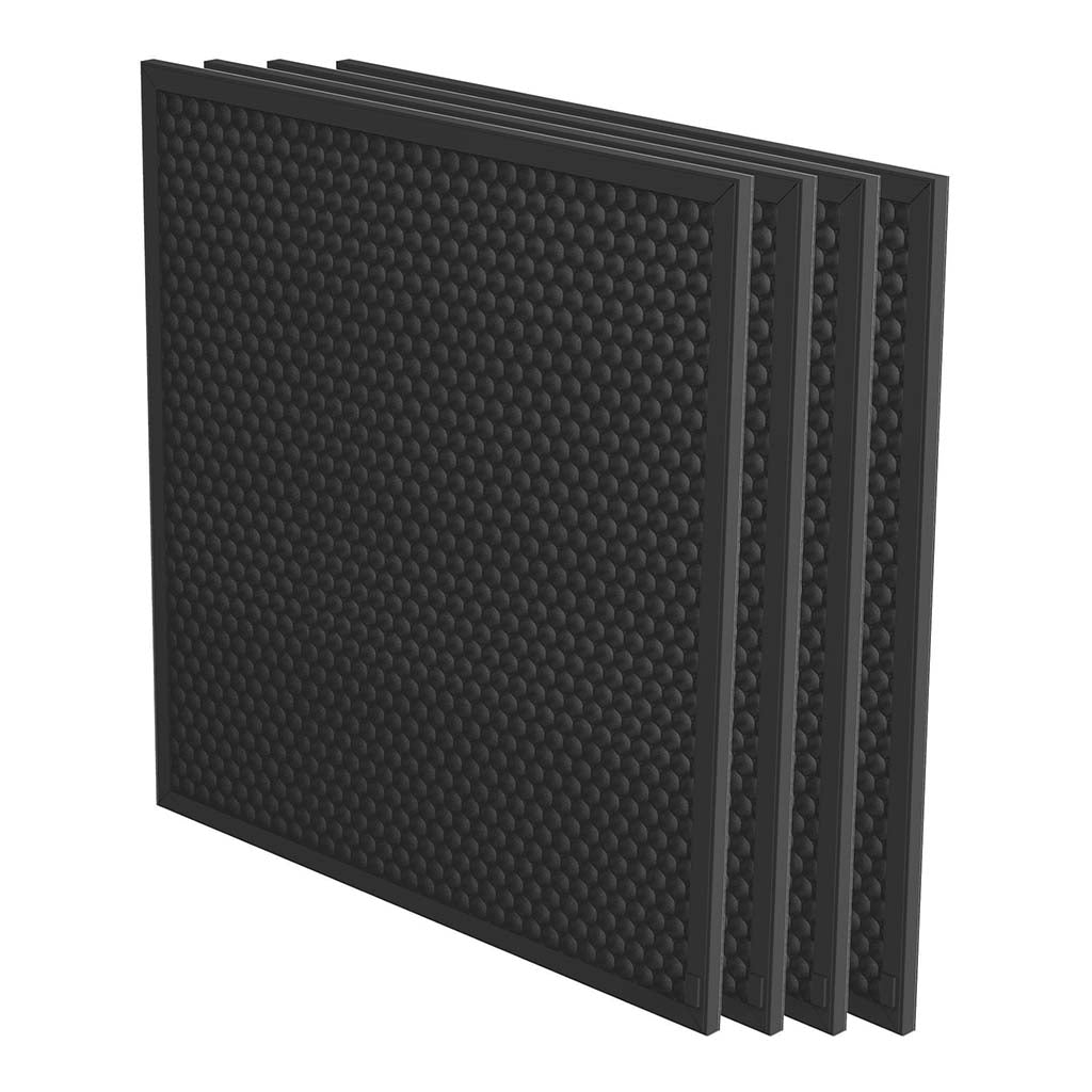 Fellowes AeraMax PRO AM3-4 10mm Carbon Filter with Pre-filter Pack of 4