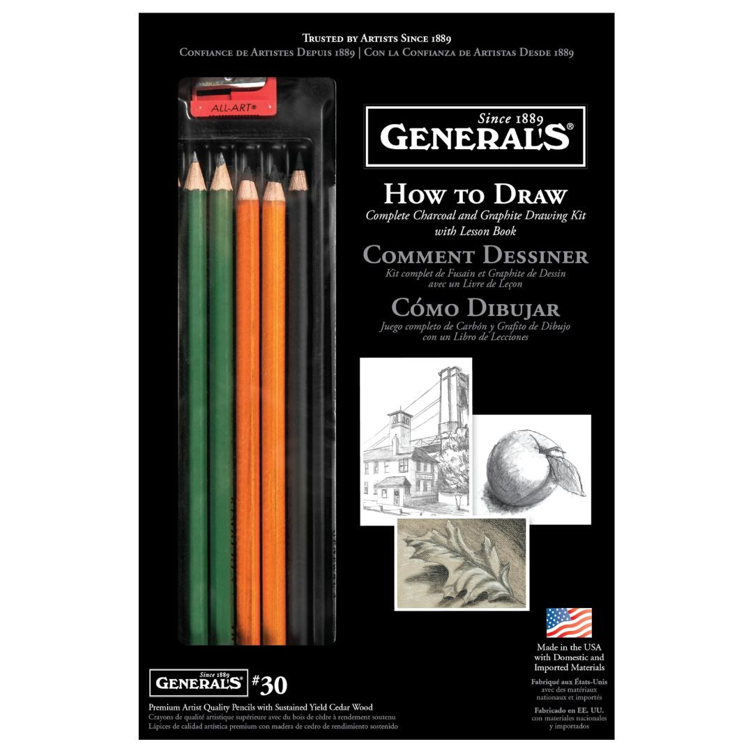 General's Learn To Draw Now Kit Set of 11