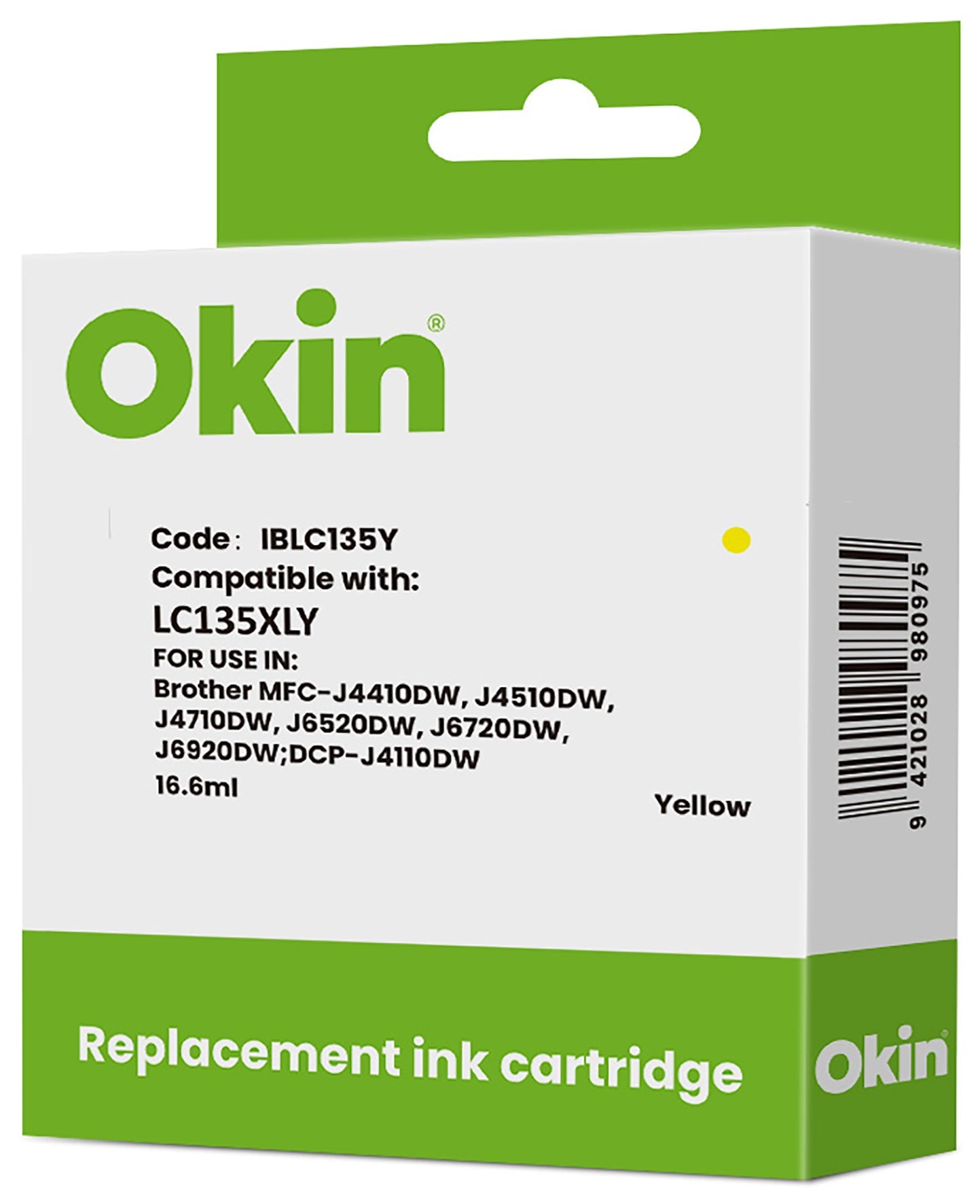 Okin Compatible Brother Lc135 Cartridge