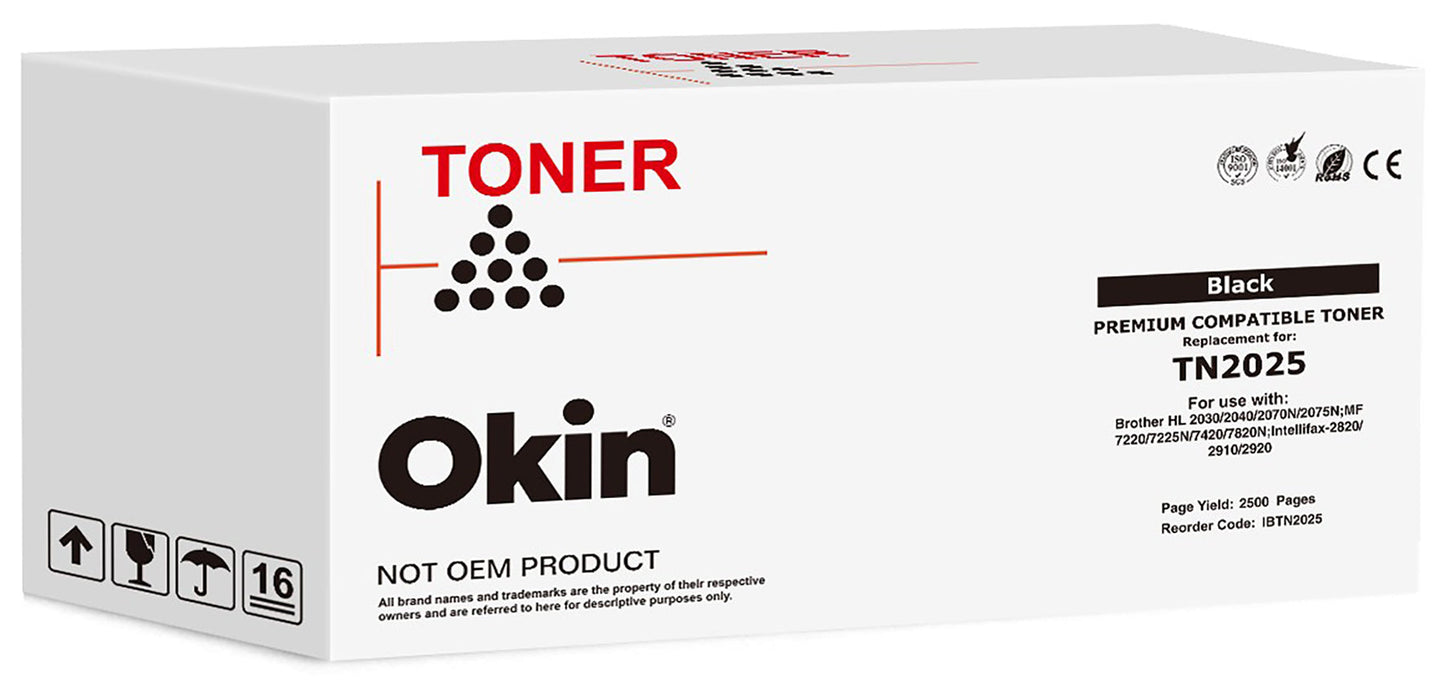 Okin Compatible Brother TN2250/TN2030 Black Toner Cartridge