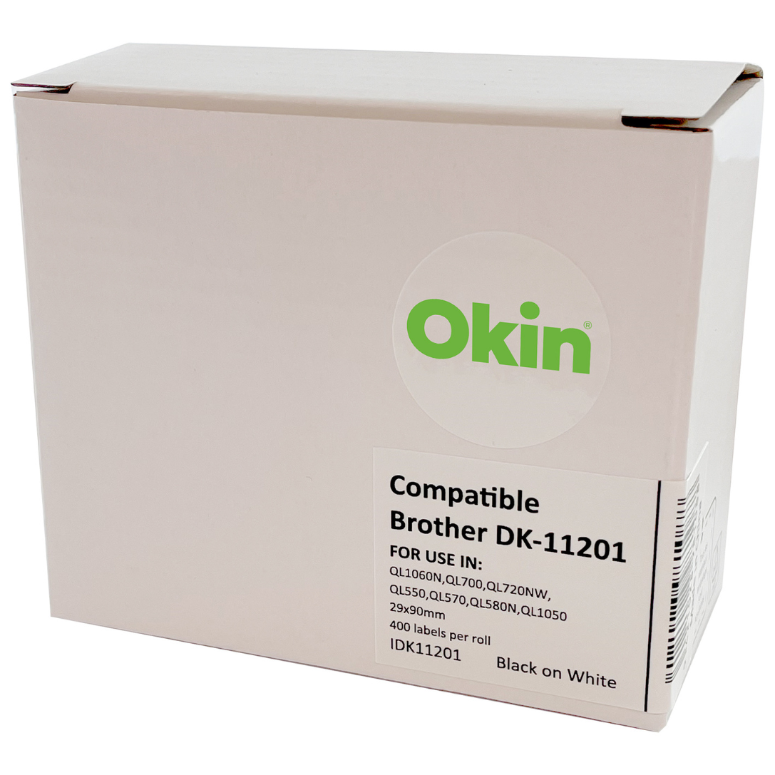 Okin Compatible Brother DK Label Standard Address 400 Labels