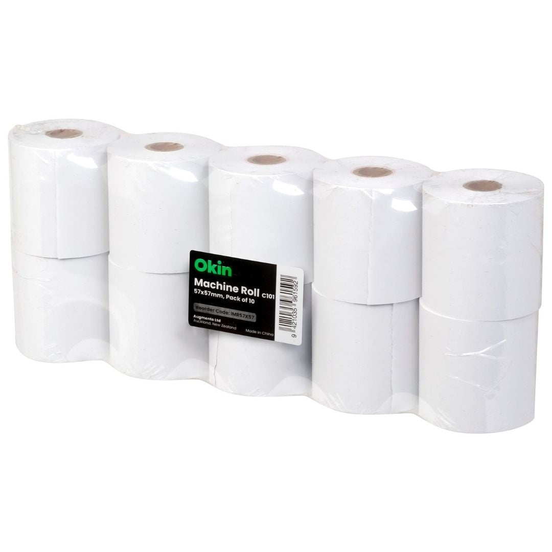 Okin Machine Roll 57x57mm (C101) Pack of 10