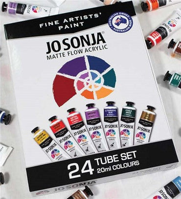 Jo Sonja Acrylic Paint 20ml Set Of 24